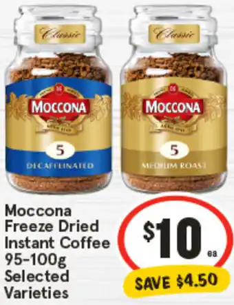 IGA Moccona Freeze Dried Instant Coffee offer