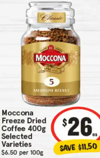 IGA Moccona Freeze Dried Coffee offer