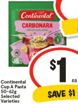 IGA Continental Cup A Pasta offer