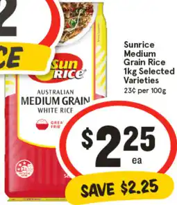IGA Sunrice Medium Grain Rice offer