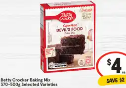 IGA Betty Crocker Baking Mix offer
