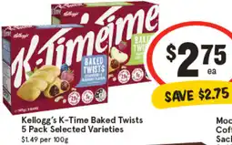 IGA Kellogg's K-Time Baked Twists offer