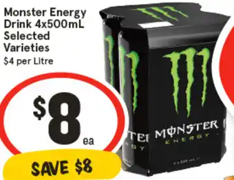 IGA Monster Energy Drink offer