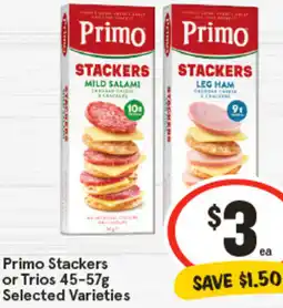 IGA Primo Stackers or Trios offer