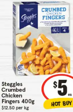 IGA Steggles Crumbed Chicken Fingers offer