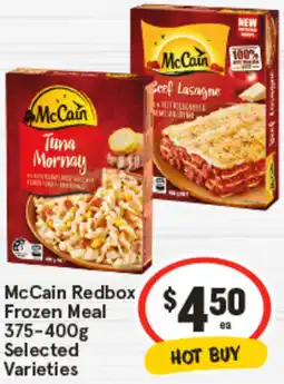 IGA McCain Redbox Frozen Meal offer