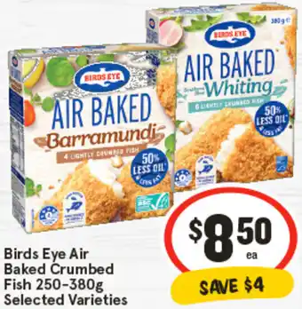 IGA Birds Eye Air Baked Crumbed Fish offer