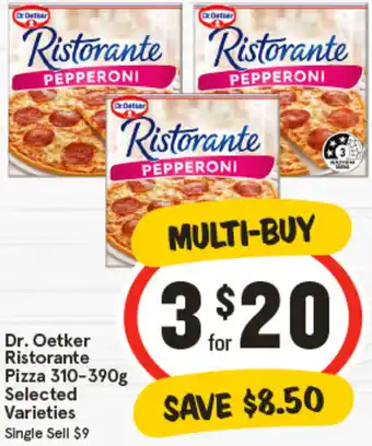 IGA Dr. Oetker Ristorante Pizza offer