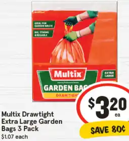 IGA Multix Drawtight Extra Large Garden Bags offer