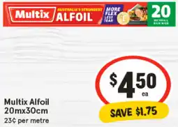 IGA Multix Alfoil offer