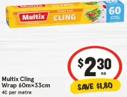 IGA Multix Cling Wrap offer
