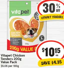 IGA Vitapet Chicken Tenders offer