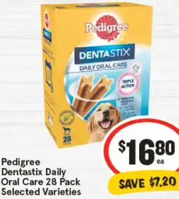 IGA Pedigree Dentastix Daily Oral Care offer