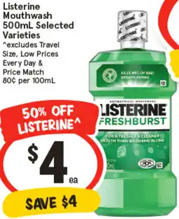 IGA Listerine Mouthwash offer