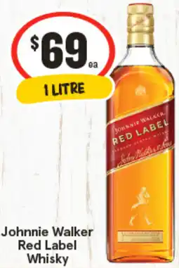 IGA Johnnie Walker Red Label Whisky offer