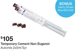 Henry Schein Temporary Cement Non Eugenol offer