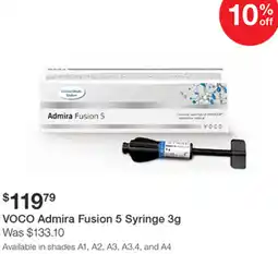 Henry Schein VOCO Admira Fusion 5 Syringe offer