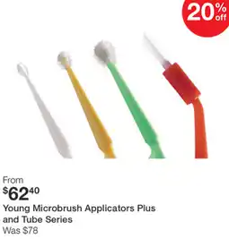 Henry Schein Young Microbrush Applicators Plus and Tube Series offer