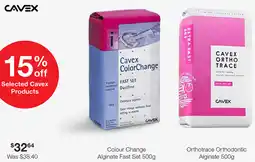 Henry Schein Cavex Colour Change Alginate Fast Set Orthotrace Orthodontic Alginate offer