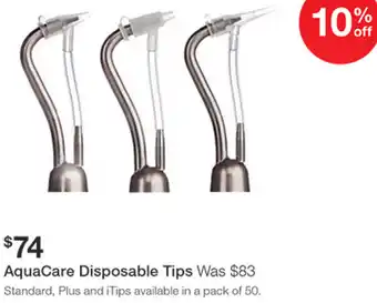 Henry Schein AquaCare Disposable Tips offer