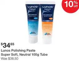 Henry Schein Lunos Polishing Paste Super Soft, Neutral Tube offer