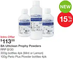 Henry Schein BA Ulticlean Prophy Powders offer