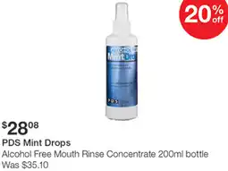 Henry Schein PDS Mint Drops offer