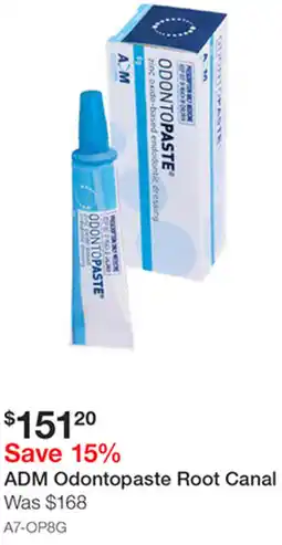 Henry Schein ADM Odontopaste Root Canal offer