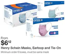 Henry Schein Henry Schein Masks, Earloop and Tie-On offer