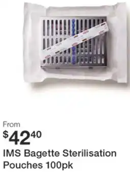 Henry Schein IMS Bagette Sterilisation Pouches offer