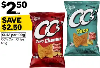 Woolworths CC’s Corn Chips offer