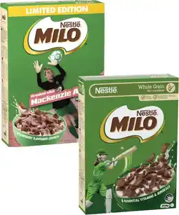 Coles Nestlé Milo Cereal 330g-350g offer