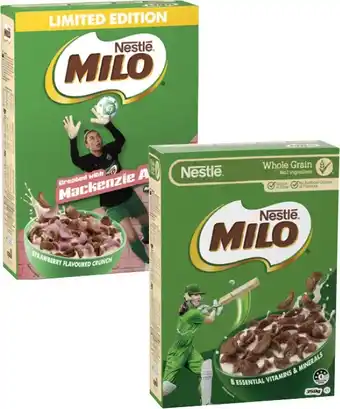 Coles Nestlé Milo Cereal 330g-350g offer