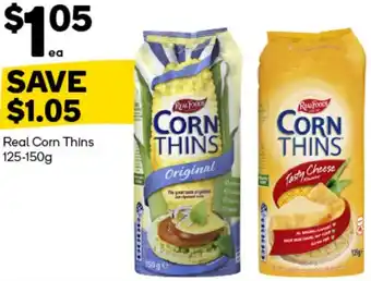 Woolworths Real Corn Thins offer