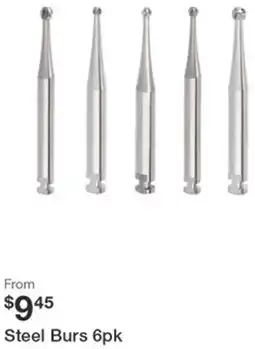 Henry Schein Steel Burs offer