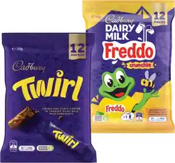 Coles Cadbury Sharepack 120g-180g offer