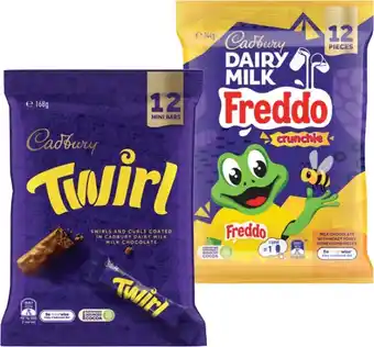 Coles Cadbury Sharepack 120g-180g offer