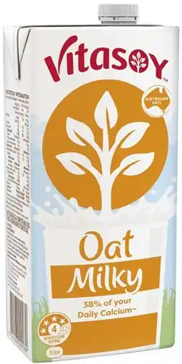 Coles Vitasoy Oat Milky 1 Litre offer