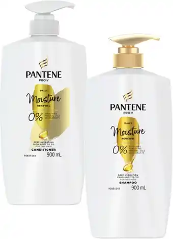 Coles Pantene Shampoo or Conditioner 900mL offer