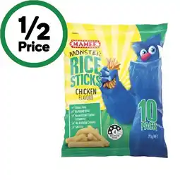 Woolworths Mamee Monster Rice Sticks offer