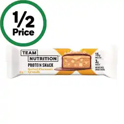 Woolworths Team Nutrition Protein Snack Bar 55g offer
