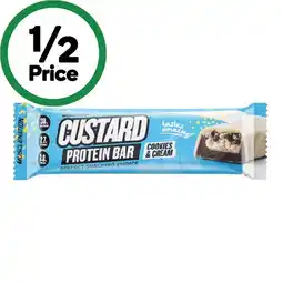 Woolworths Muscle Nation Protein Custard Bar 60g offer