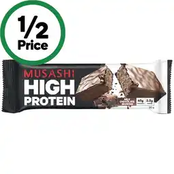 Woolworths Musashi High Protein Bar 90g offer