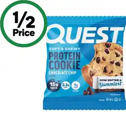 Woolworths Quest Protein Cookie 58-59g offer