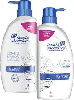Coles Head & Shoulders Shampoo or Conditioner 850mL offer