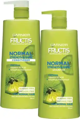 Coles Garnier Fructis Shampoo or Conditioner 850mL offer