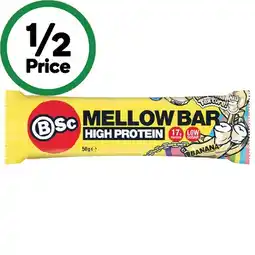 Woolworths BSc High Protein Mellow Bar 50g offer