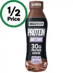 Woolworths Muscle Nation Protein Daily Shake 400ml offer