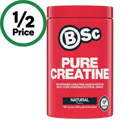 Woolworths BSc Pure Creatine 500g offer