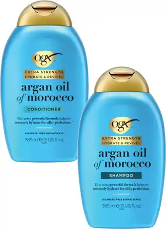 Coles Ogx Extra Strength Shampoo or Conditioner 385mL offer